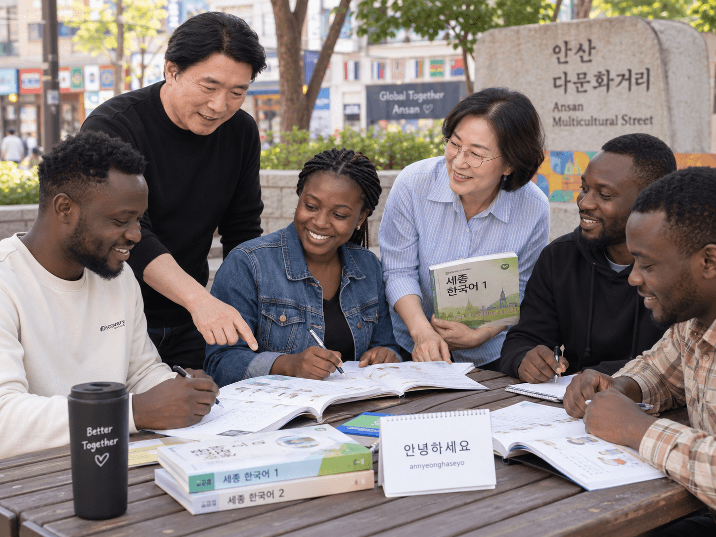 Korean class in Ansan